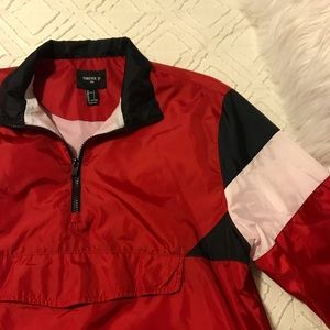 Forever 21 Red Windbreaker